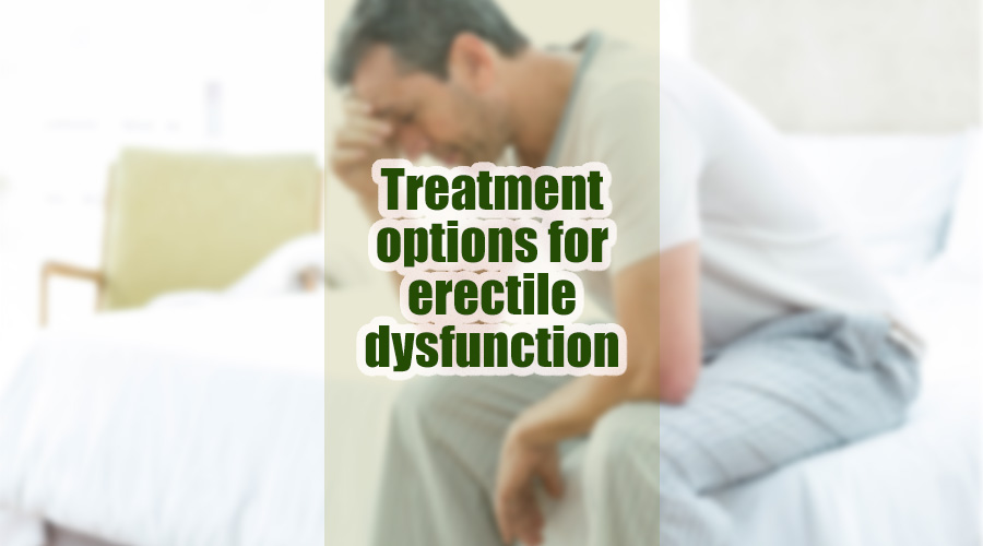 Treatment options for erectile dysfunction